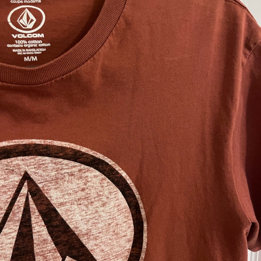 Volcom Diamond Logo Graphic Print Modern Fit Short Sleeve Shirt. M. 100% Cotton. - Picture 6 of 12